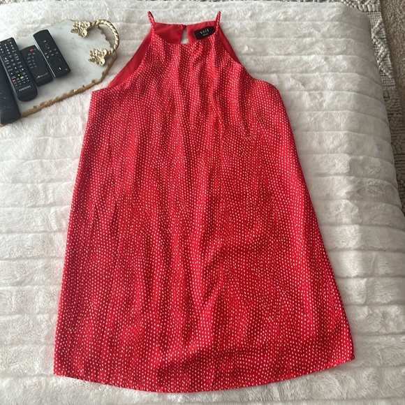 Vici dress red white polka dot dress - Picture 3 of 10